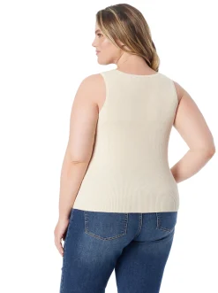 Jessica Simpson Johanna Lace Up Tank In < Tops & Tees