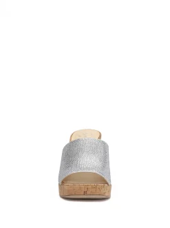 Jessica Simpson Kashet Mule Platform Sandal In Silver< Platforms|Sandals
