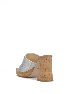 Jessica Simpson Kashet Mule Platform Sandal In Silver< Platforms|Sandals