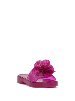 Jessica Simpson Kerah Lucite Flower Sandal In Fuschia< Sandals|Slides & Mules