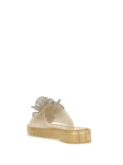 Jessica Simpson Kerah Lucite Flower Sandal In < Sandals|Slides & Mules