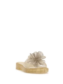 Jessica Simpson Kerah Lucite Flower Sandal In < Sandals|Slides & Mules