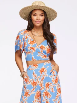 Jessica Simpson Kerrigan Crop Top In < Tops & Tees