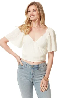 Jessica Simpson Kerrigan Crop Top In < Tops & Tees