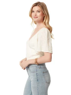 Jessica Simpson Kerrigan Crop Top In < Tops & Tees