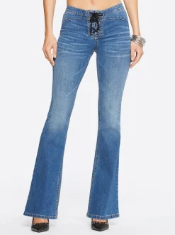 Jessica Simpson Kiss Me Flare Jeans In < Denim