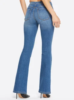 Jessica Simpson Kiss Me Flare Jeans In < Denim