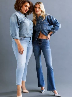 Jessica Simpson Kiss Me Flare Jeans In < Denim