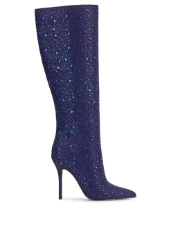 Jessica Simpson Laurel Knee High Boot In Midnight Blue< Boots & Booties