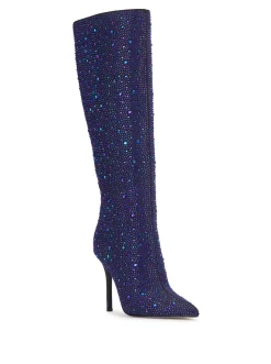 Jessica Simpson Laurel Knee High Boot In Midnight Blue< Boots & Booties