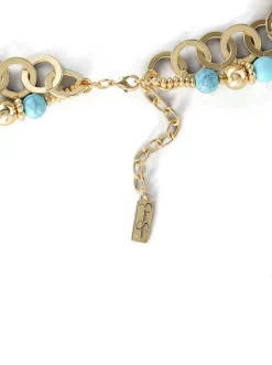 Jessica Simpson Layered Necklace With Turquoise Beads< Turquoise Collection|Necklaces
