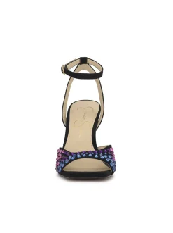 Jessica Simpson Lendall High Heel In Black Jeweled< Sandals
