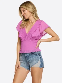 Jessica Simpson Lilianna Top In < Tops & Tees