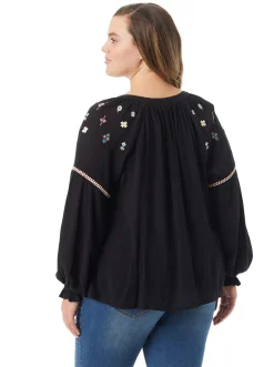 Jessica Simpson Lissy Embellished Top In < Tops & Tees