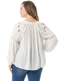 Jessica Simpson Lissy Embellished Top In < Tops & Tees