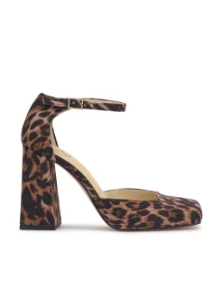 Jessica Simpson Lollah Block Heel Pump In Leopard< Pumps