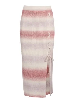 Jessica Simpson Loti Lace Up Skirt In < Bottoms|Skirts