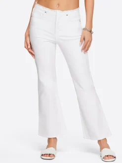 Jessica Simpson Love Song High Rise Crop Flare In < Bottoms|Denim