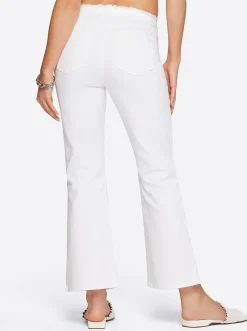 Jessica Simpson Love Song High Rise Crop Flare In < Bottoms|Denim