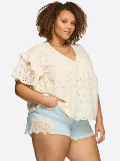 Jessica Simpson Mareike Top In < Tops & Tees
