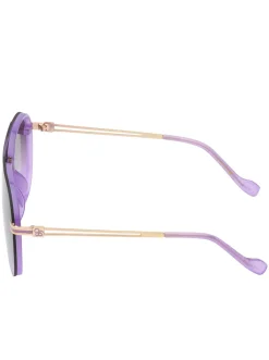 Jessica Simpson Metal Aviator Sunglasses In < Sunglasses