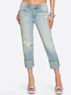Jessica Simpson Mika Best Friend Slouchy Skinny In < Bottoms