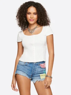 Jessica Simpson Min Top In < Tops & Tees