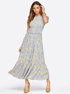 Jessica Simpson Mira Tiered Ruffle Maxi Dress In < Dresses