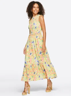 Jessica Simpson Mira Tiered Ruffle Maxi Dress In < Dresses