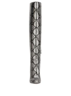 Jessica Simpson Mistia Over The Knee Boot In Chrome< Boots & Booties|Wide Width