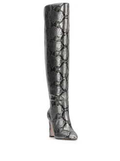 Jessica Simpson Mistia Over The Knee Boot In Chrome< Boots & Booties|Wide Width