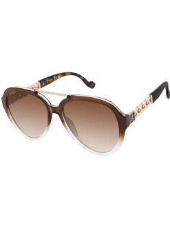 Jessica Simpson Modern Aviator Sunglasses In Fade< Sunglasses