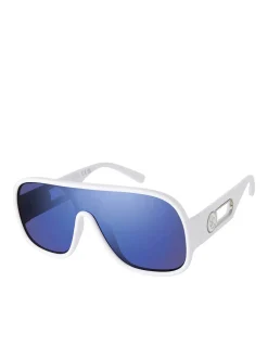 Jessica Simpson Modern Shield Aviator Sunglasses In Matte < Sunglasses