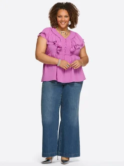 Jessica Simpson Nori Top In Raidiant Orchid< Tops & Tees