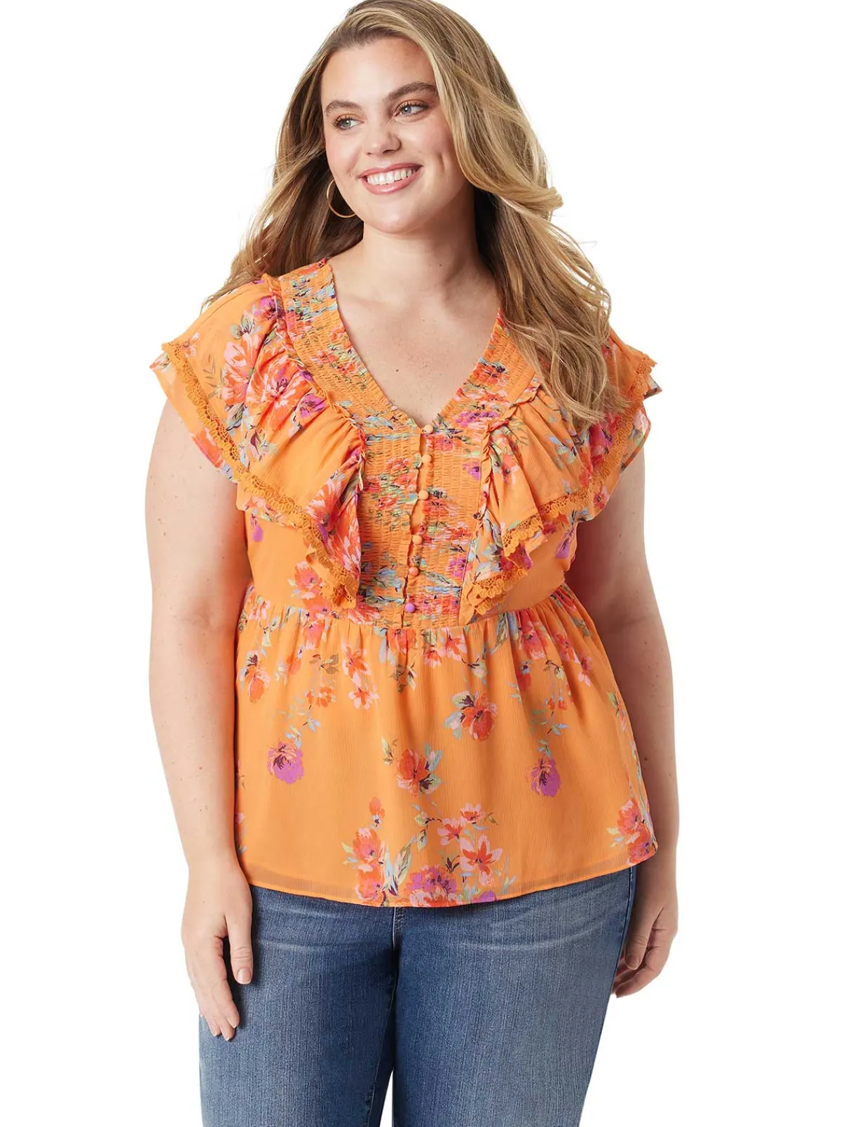 Jessica Simpson Nori Top In < Tops & Tees