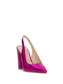 Jessica Simpson Noula Slingback Pointed Toe Pump In Pink< Pumps