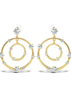 Jessica Simpson Orbital Crystal Drop Earrings< Earrings