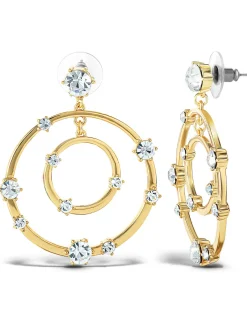 Jessica Simpson Orbital Crystal Drop Earrings< Earrings