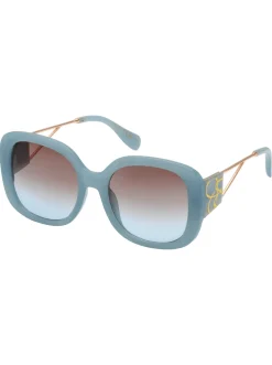 Jessica Simpson Oversized Oval Sunglasses In < Sunglasses