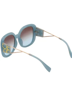 Jessica Simpson Oversized Oval Sunglasses In < Sunglasses