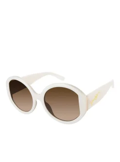Jessica Simpson Oversized Round Sunglasses In < Sunglasses