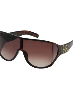 Jessica Simpson Oversized Square Wrap Shield Sunglasses In < Sunglasses