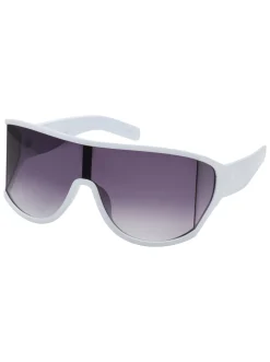 Jessica Simpson Oversized Square Wrap Shield Sunglasses In < Sunglasses
