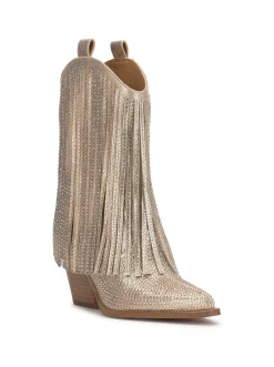 Jessica Simpson Paredisa Fringe Bootie In < Boots & Booties