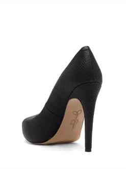 Jessica Simpson Parisah Platform Pump In Black Snake< Platforms|Pumps