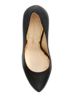 Jessica Simpson Parisah Platform Pump In Black Snake< Platforms|Pumps
