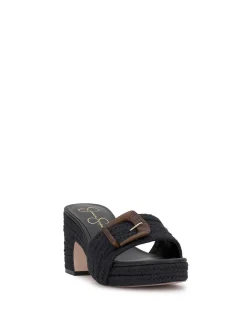 Jessica Simpson Peccio Buckle Platform In < Platforms|Slides & Mules