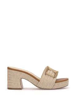 Jessica Simpson Peccio Buckle Platform In < Platforms|Slides & Mules