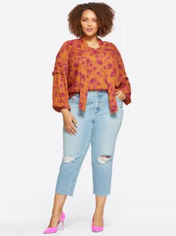 Jessica Simpson Penelope Top In < Tops & Tees