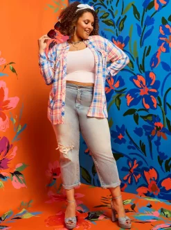 Jessica Simpson Petunia Shirt In < Tops & Tees